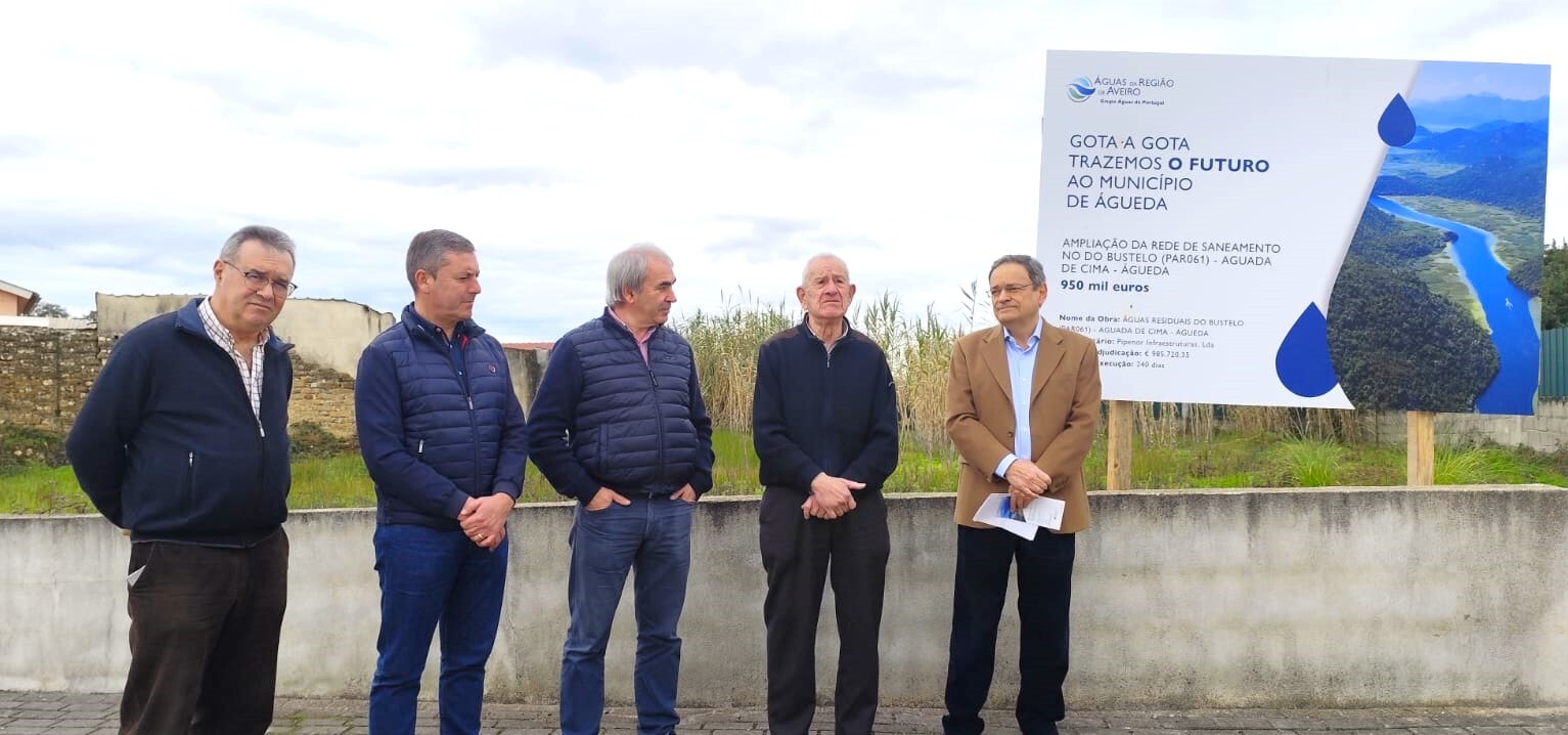 Obras da rede de saneamento básico arrancam no Bustelo