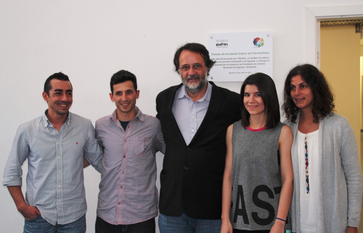 Sr. Presidente com os proponentes do projeto