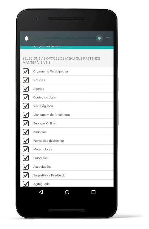 menu aplica&ccedil;&atilde;o