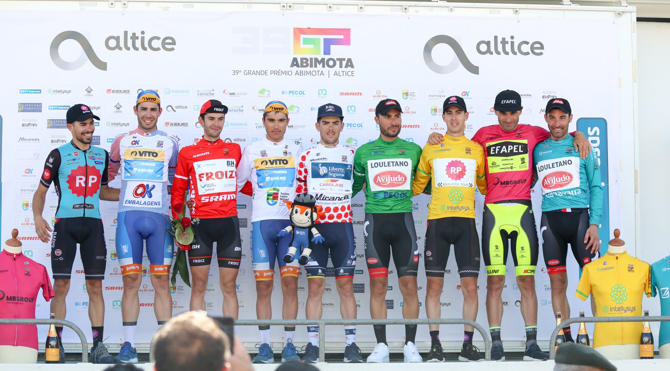 A festa do p&oacute;dio final do 39.&ordm; Grande Pr&eacute;mio ABIMOTA Altice foi feita hoje em &Aacute;gueda