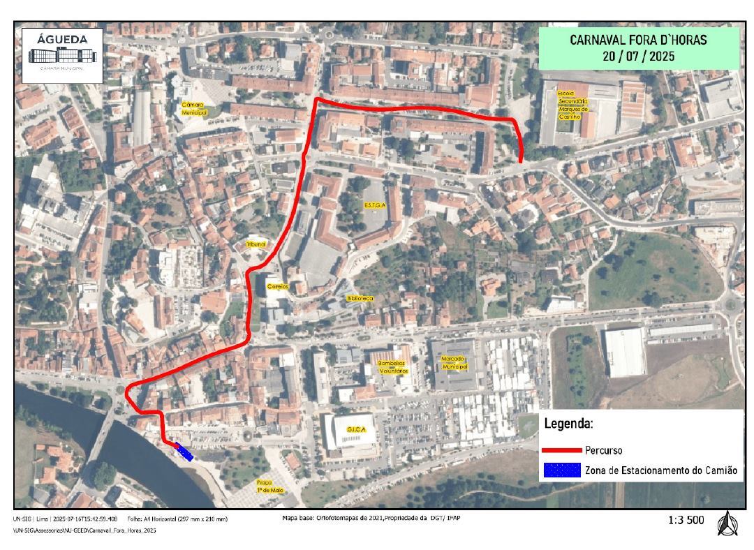 Percurso Carnaval Fora D'Horas
