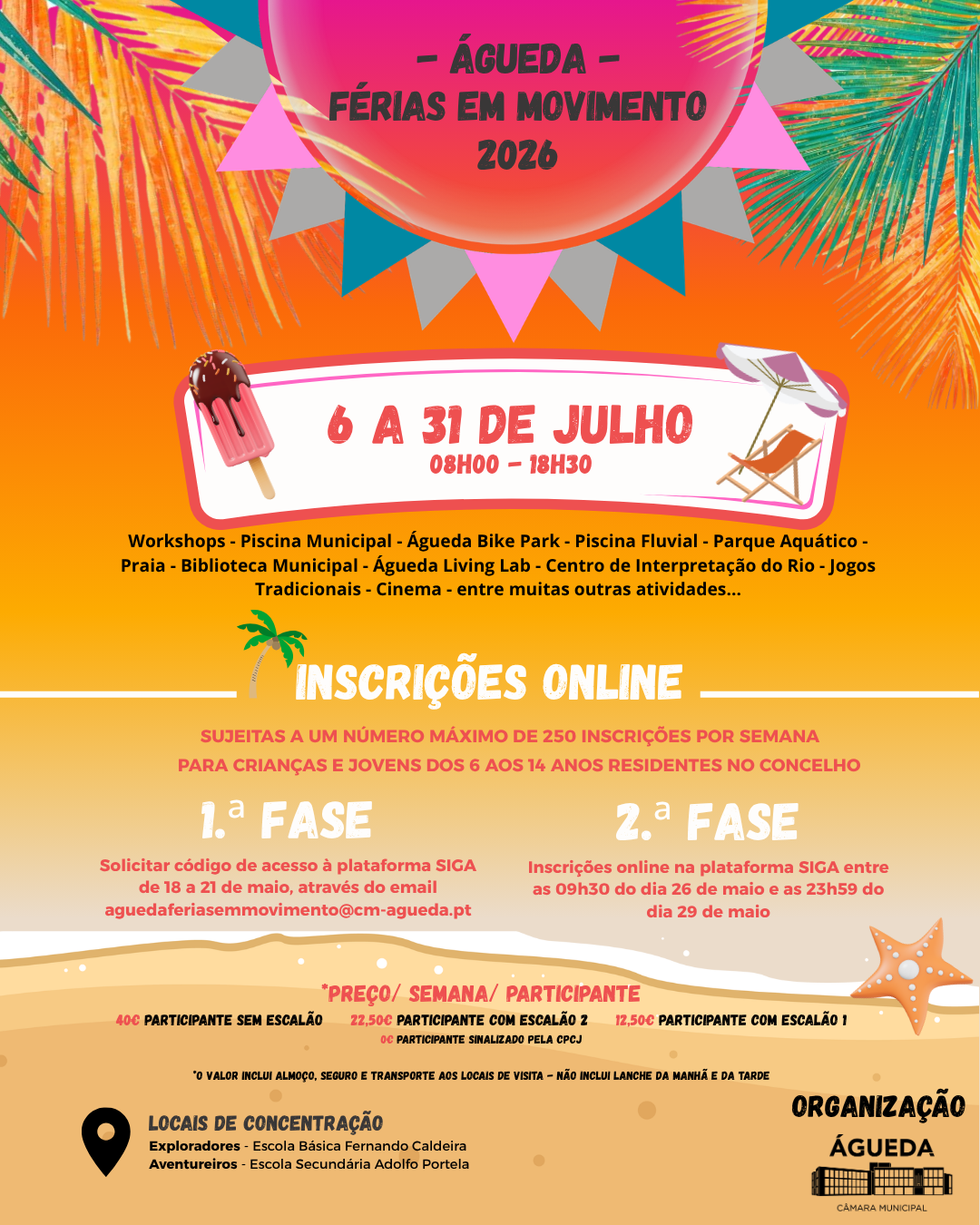 Cartaz F&eacute;rias em Movimento 2026