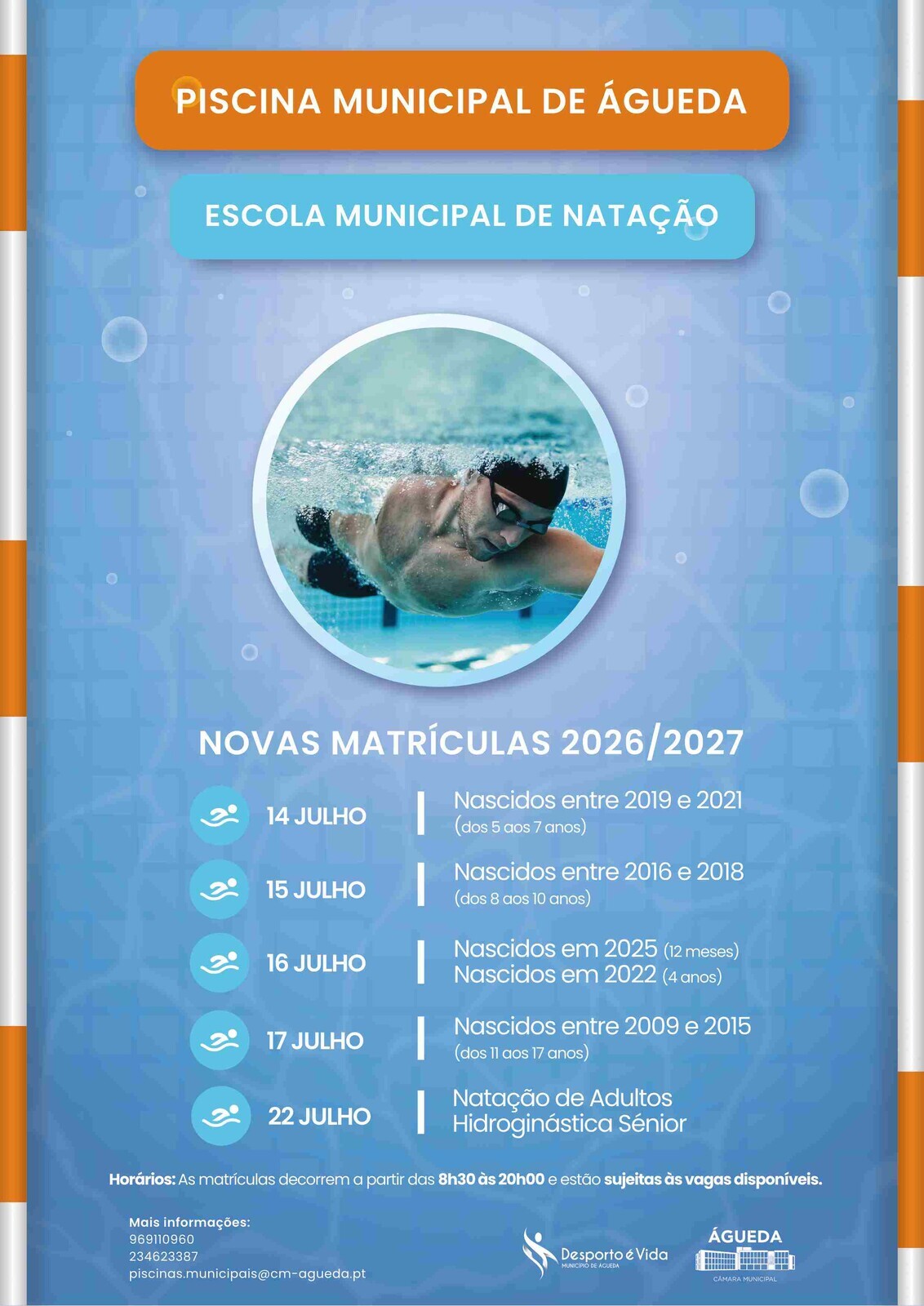 Matriculas Piscinas Municipais