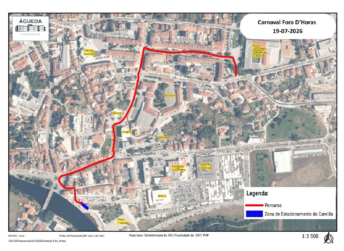 Mapa - Carnaval Fora d'Horas